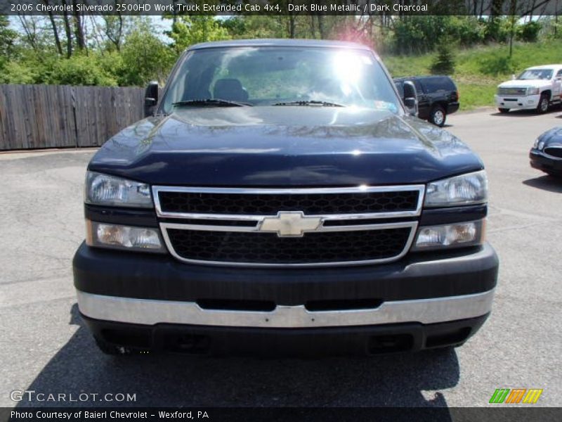 Dark Blue Metallic / Dark Charcoal 2006 Chevrolet Silverado 2500HD Work Truck Extended Cab 4x4