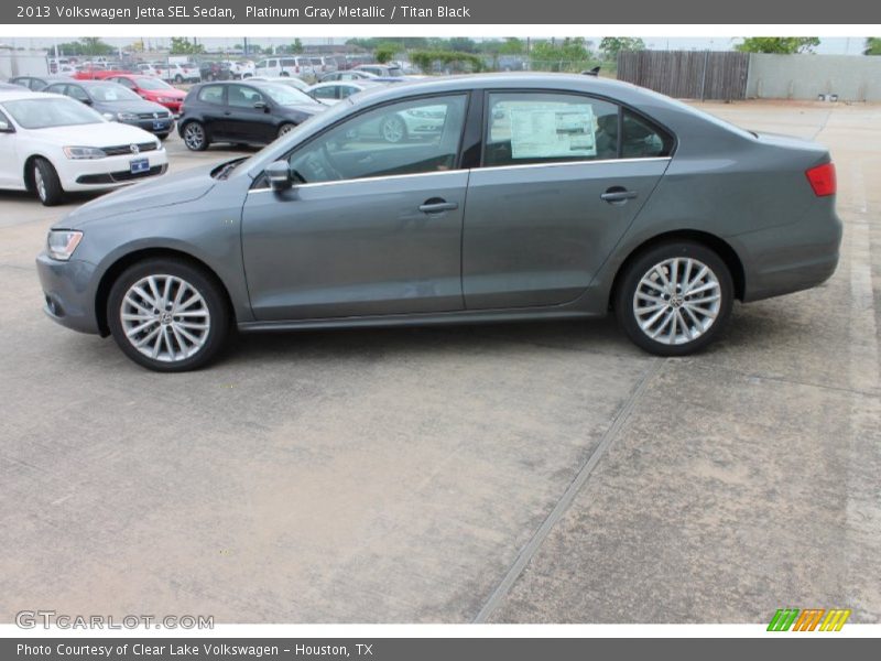 Platinum Gray Metallic / Titan Black 2013 Volkswagen Jetta SEL Sedan