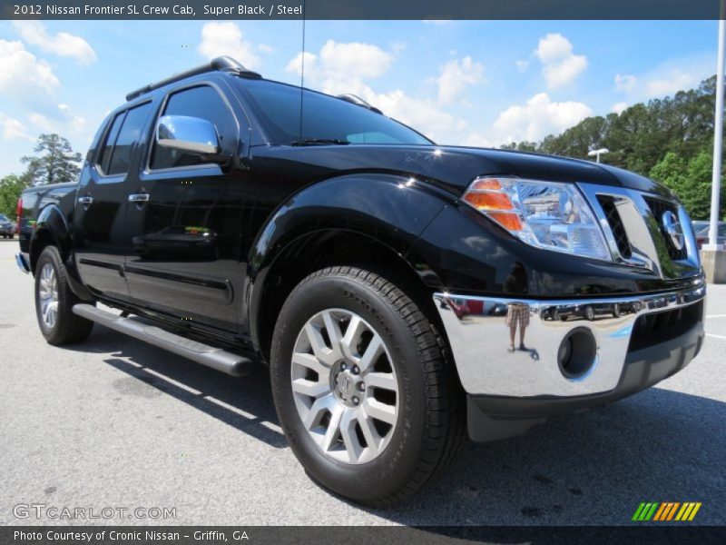 Super Black / Steel 2012 Nissan Frontier SL Crew Cab