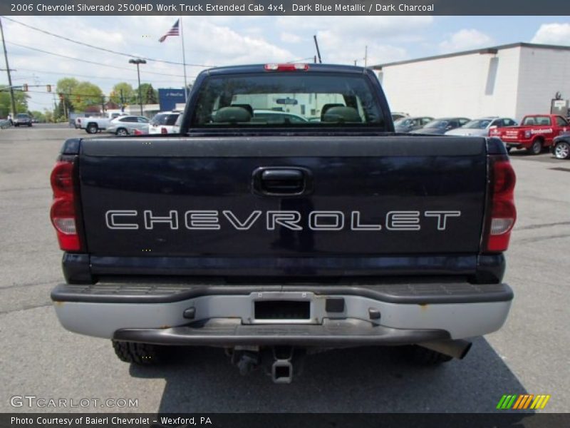 Dark Blue Metallic / Dark Charcoal 2006 Chevrolet Silverado 2500HD Work Truck Extended Cab 4x4