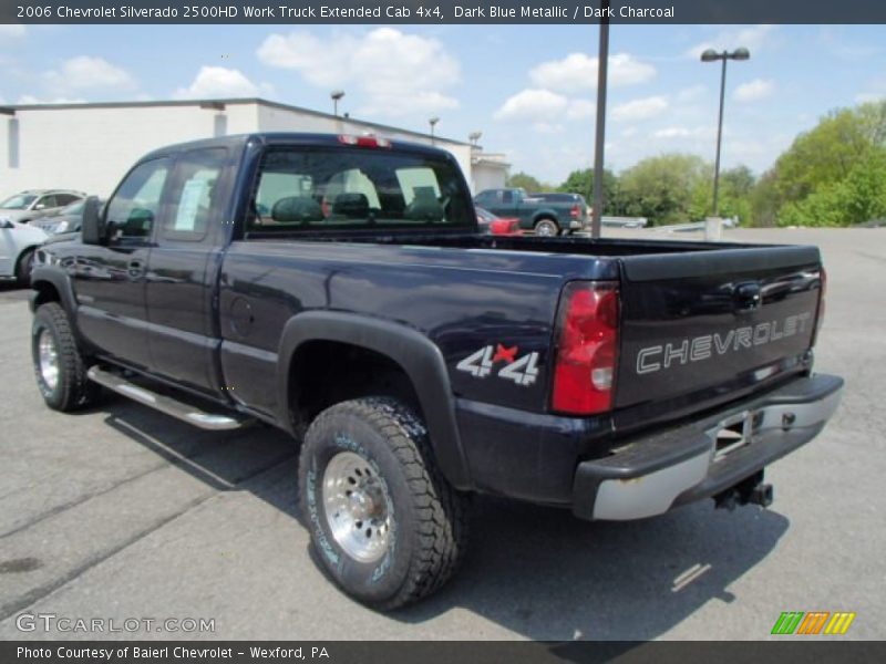 Dark Blue Metallic / Dark Charcoal 2006 Chevrolet Silverado 2500HD Work Truck Extended Cab 4x4