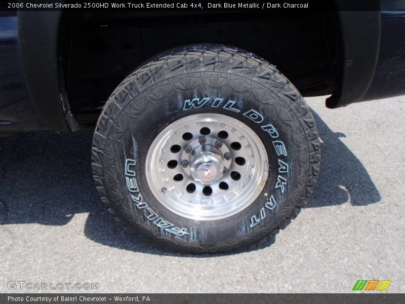 Dark Blue Metallic / Dark Charcoal 2006 Chevrolet Silverado 2500HD Work Truck Extended Cab 4x4