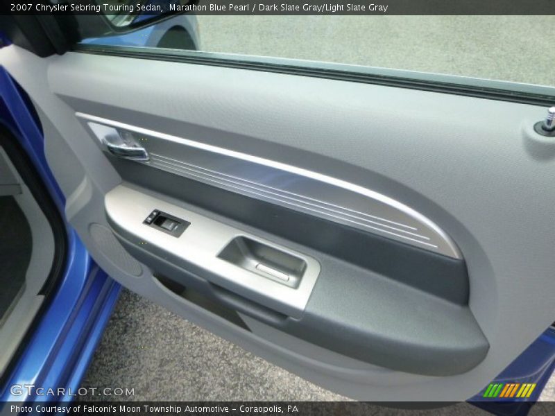 Marathon Blue Pearl / Dark Slate Gray/Light Slate Gray 2007 Chrysler Sebring Touring Sedan