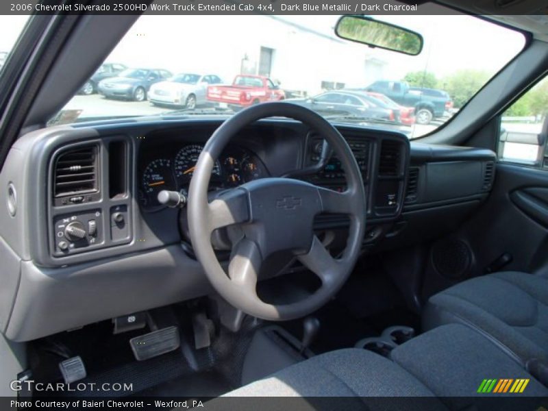 Dark Blue Metallic / Dark Charcoal 2006 Chevrolet Silverado 2500HD Work Truck Extended Cab 4x4