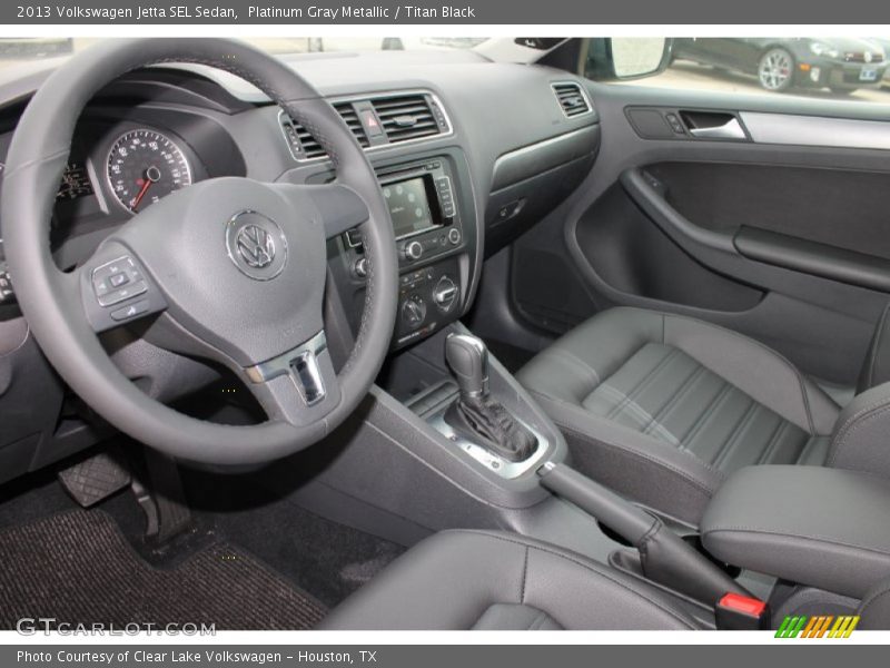 Platinum Gray Metallic / Titan Black 2013 Volkswagen Jetta SEL Sedan