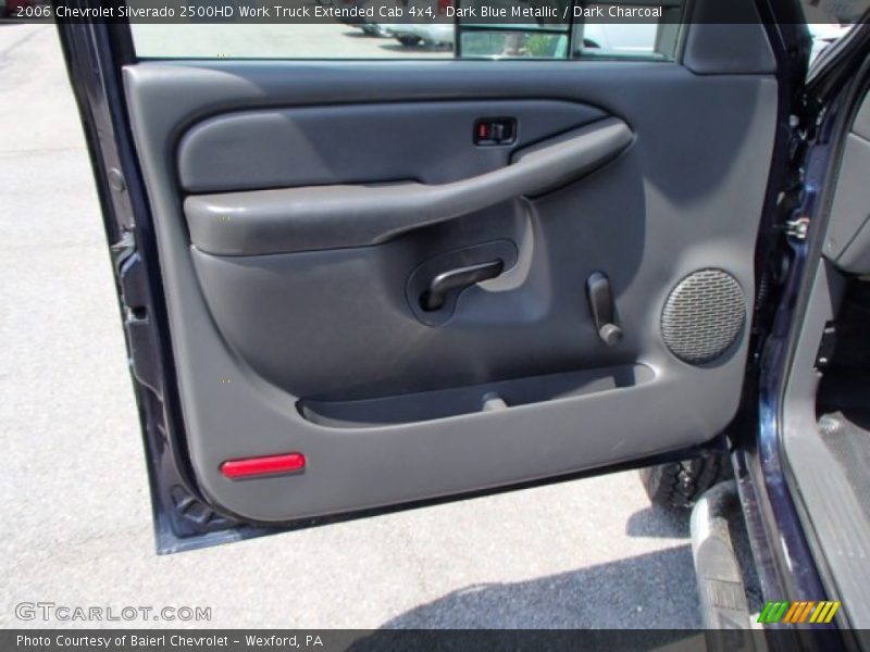 Dark Blue Metallic / Dark Charcoal 2006 Chevrolet Silverado 2500HD Work Truck Extended Cab 4x4