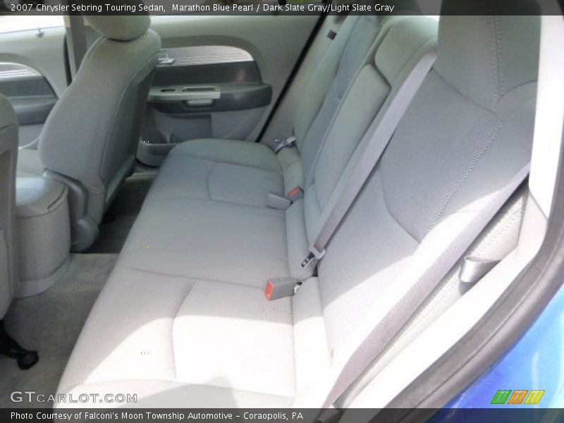 Marathon Blue Pearl / Dark Slate Gray/Light Slate Gray 2007 Chrysler Sebring Touring Sedan