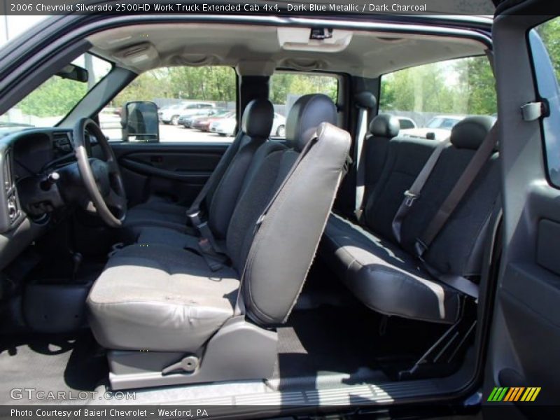  2006 Silverado 2500HD Work Truck Extended Cab 4x4 Dark Charcoal Interior