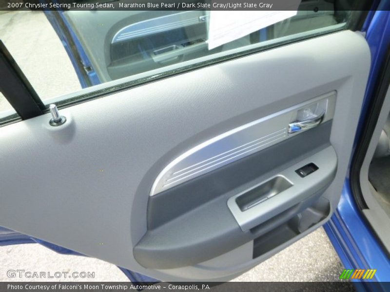 Marathon Blue Pearl / Dark Slate Gray/Light Slate Gray 2007 Chrysler Sebring Touring Sedan