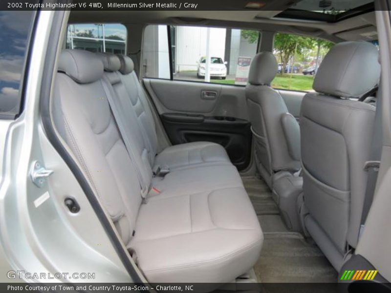 Millennium Silver Metallic / Gray 2002 Toyota Highlander V6 4WD