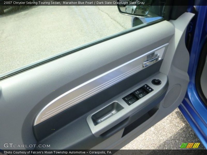 Marathon Blue Pearl / Dark Slate Gray/Light Slate Gray 2007 Chrysler Sebring Touring Sedan