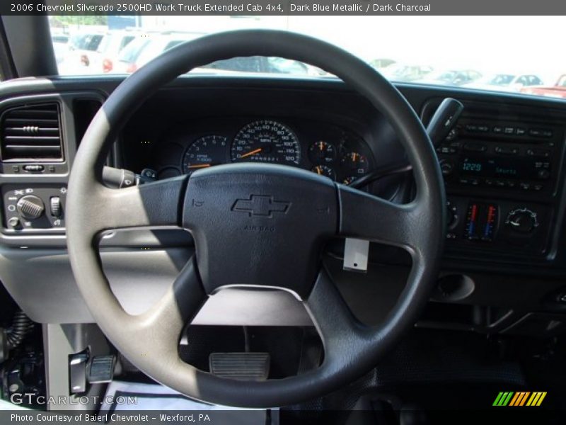 Dark Blue Metallic / Dark Charcoal 2006 Chevrolet Silverado 2500HD Work Truck Extended Cab 4x4