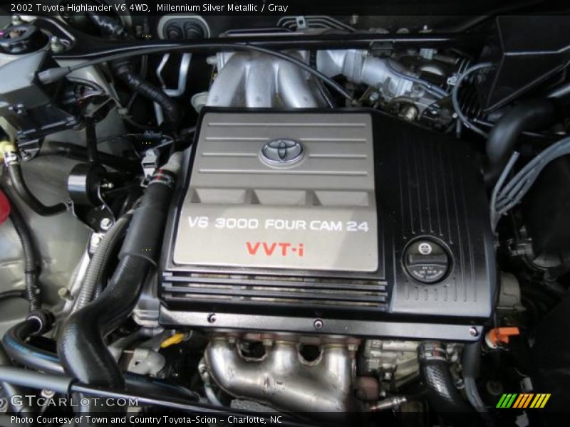  2002 Highlander V6 4WD Engine - 3.0 Liter DOHC 24-Valve VVT-i V6