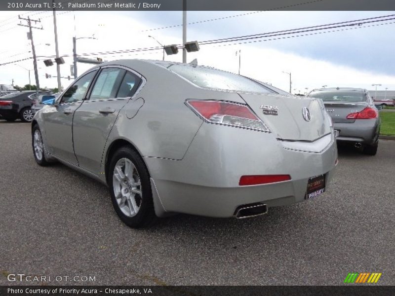 Palladium Silver Metallic / Ebony 2010 Acura TL 3.5