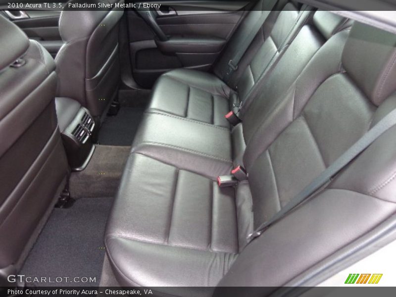 Palladium Silver Metallic / Ebony 2010 Acura TL 3.5