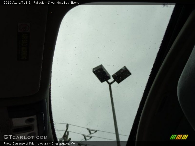 Palladium Silver Metallic / Ebony 2010 Acura TL 3.5
