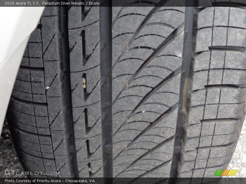 Palladium Silver Metallic / Ebony 2010 Acura TL 3.5