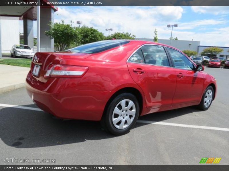 Barcelona Red Metallic / Ash Gray 2010 Toyota Camry LE