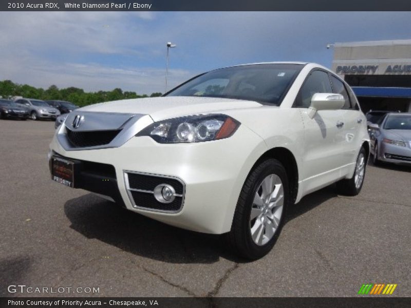 White Diamond Pearl / Ebony 2010 Acura RDX