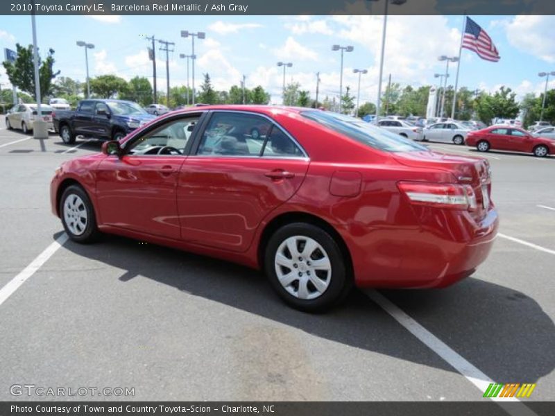Barcelona Red Metallic / Ash Gray 2010 Toyota Camry LE
