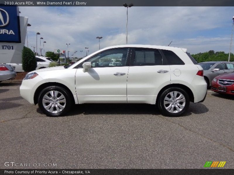 White Diamond Pearl / Ebony 2010 Acura RDX