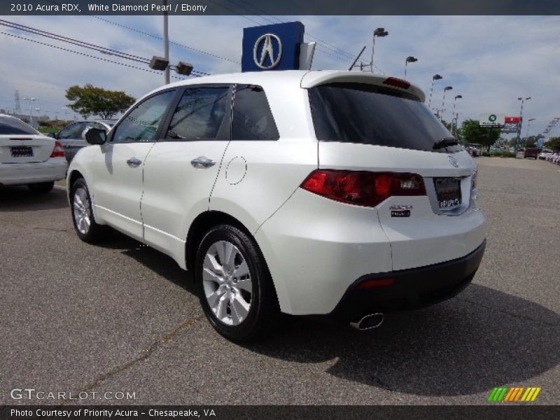 White Diamond Pearl / Ebony 2010 Acura RDX