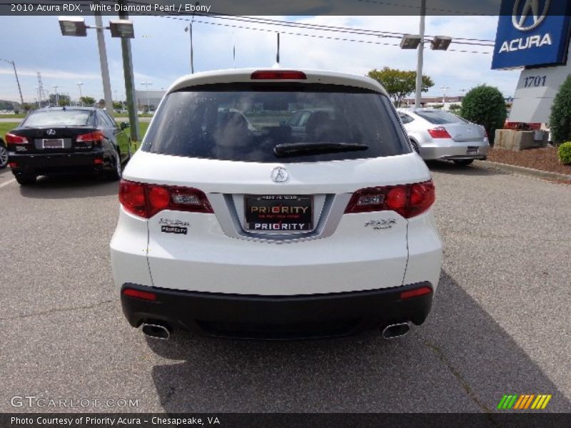 White Diamond Pearl / Ebony 2010 Acura RDX