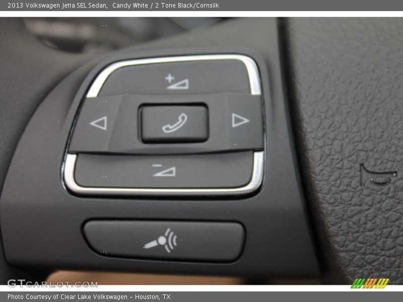Candy White / 2 Tone Black/Cornsilk 2013 Volkswagen Jetta SEL Sedan