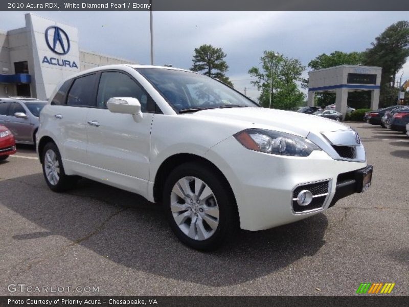 White Diamond Pearl / Ebony 2010 Acura RDX