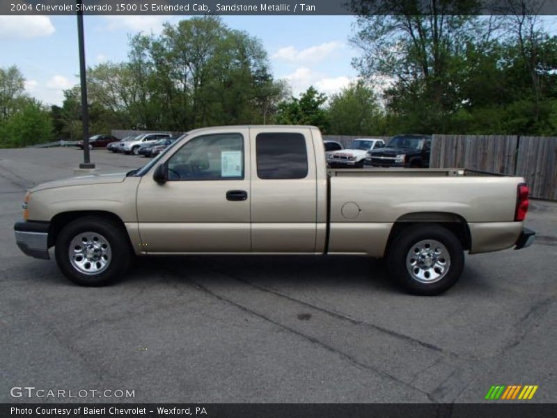 Sandstone Metallic / Tan 2004 Chevrolet Silverado 1500 LS Extended Cab