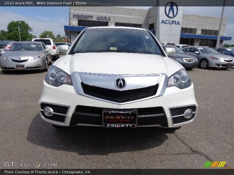 White Diamond Pearl / Ebony 2010 Acura RDX