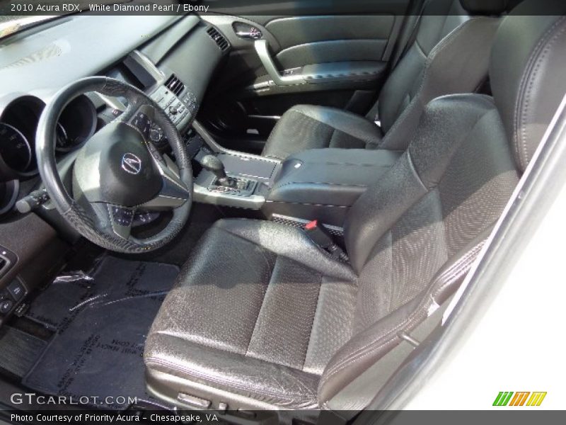 Front Seat of 2010 RDX 