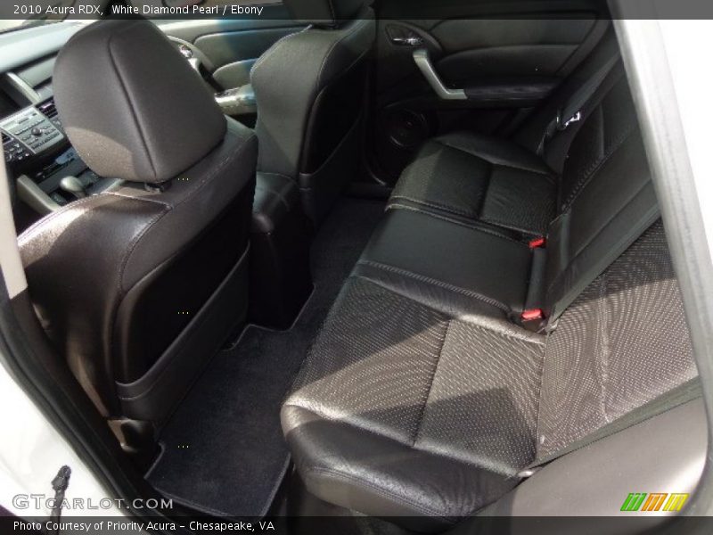 Rear Seat of 2010 RDX 