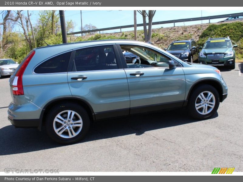 Opal Sage Metallic / Ivory 2010 Honda CR-V EX AWD