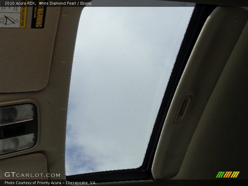 White Diamond Pearl / Ebony 2010 Acura RDX