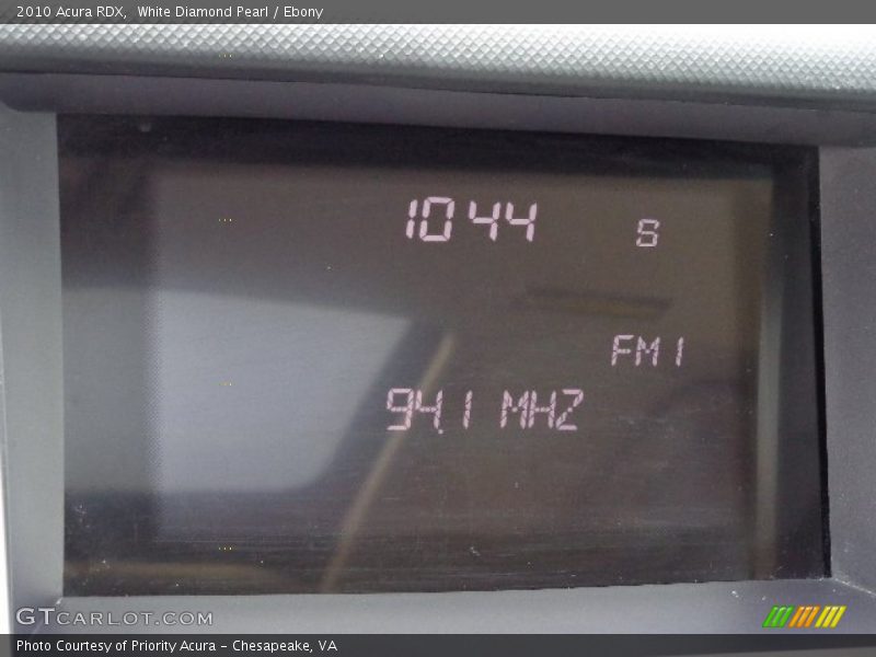 White Diamond Pearl / Ebony 2010 Acura RDX