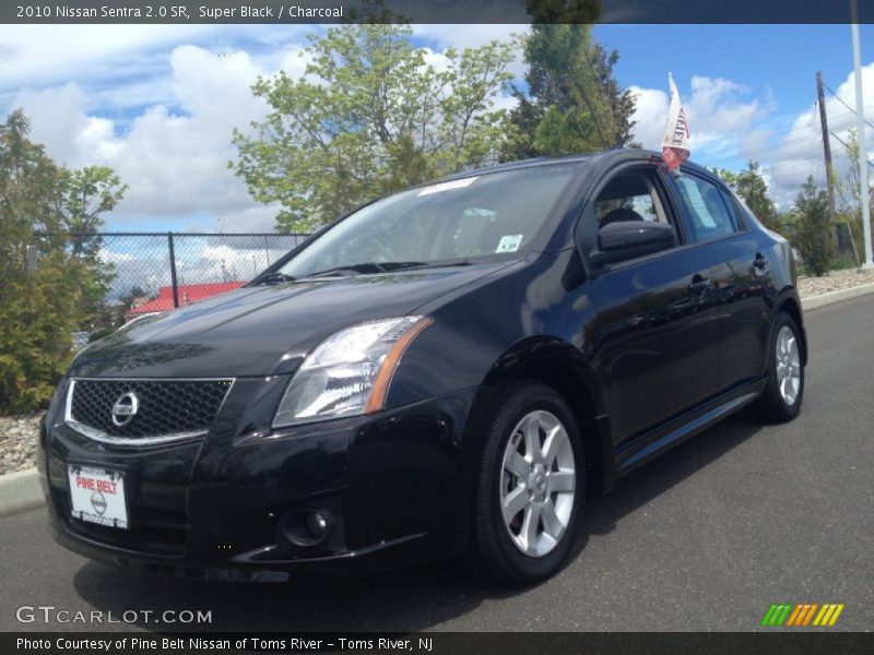 Super Black / Charcoal 2010 Nissan Sentra 2.0 SR