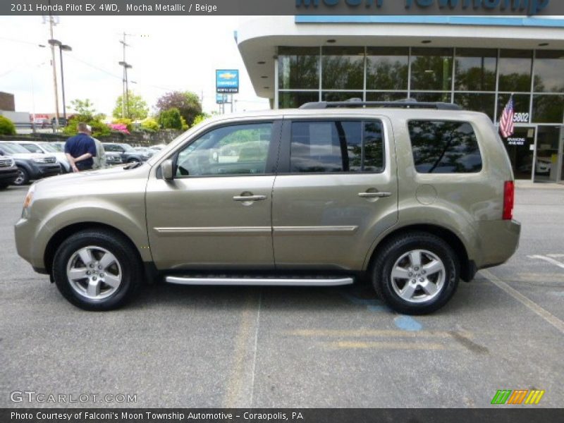 Mocha Metallic / Beige 2011 Honda Pilot EX 4WD