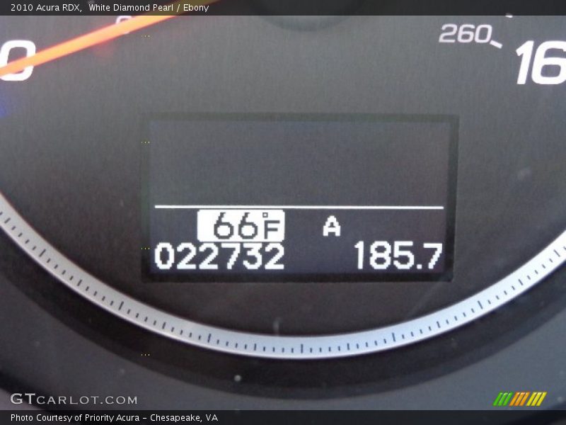 White Diamond Pearl / Ebony 2010 Acura RDX
