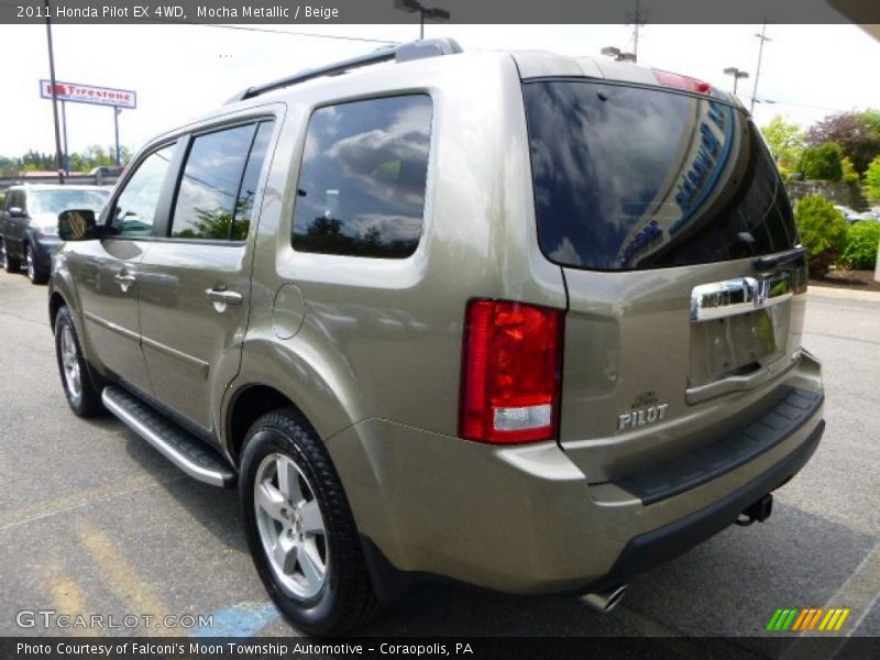 Mocha Metallic / Beige 2011 Honda Pilot EX 4WD