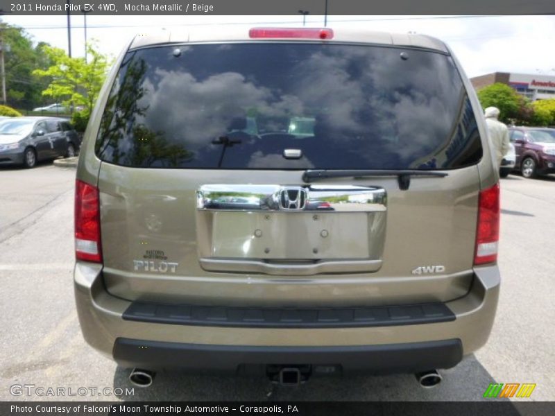 Mocha Metallic / Beige 2011 Honda Pilot EX 4WD