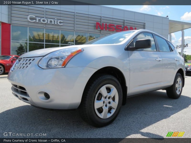 Silver Ice / Gray 2010 Nissan Rogue S
