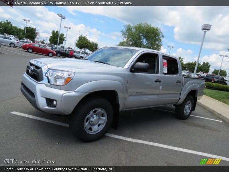 Silver Streak Mica / Graphite 2013 Toyota Tacoma V6 SR5 Double Cab 4x4