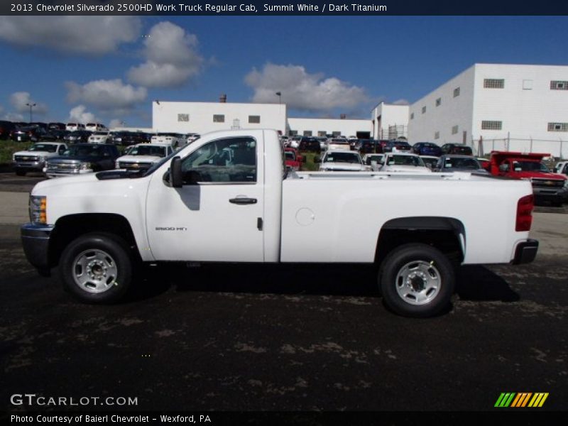 Summit White / Dark Titanium 2013 Chevrolet Silverado 2500HD Work Truck Regular Cab