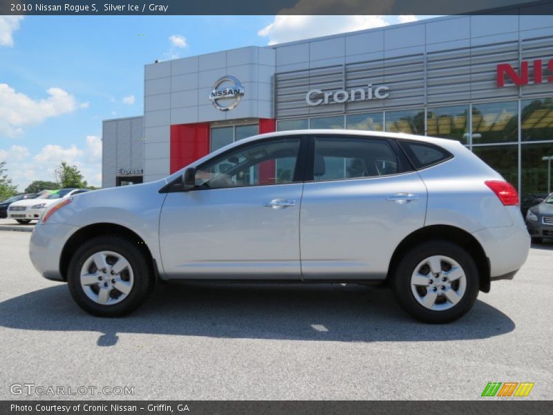 Silver Ice / Gray 2010 Nissan Rogue S
