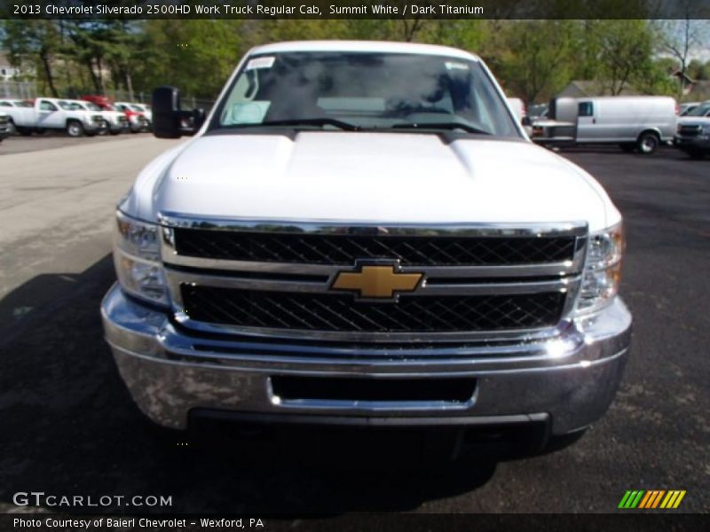 Summit White / Dark Titanium 2013 Chevrolet Silverado 2500HD Work Truck Regular Cab
