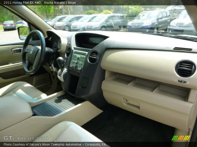 Mocha Metallic / Beige 2011 Honda Pilot EX 4WD