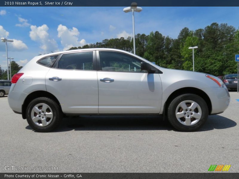 Silver Ice / Gray 2010 Nissan Rogue S