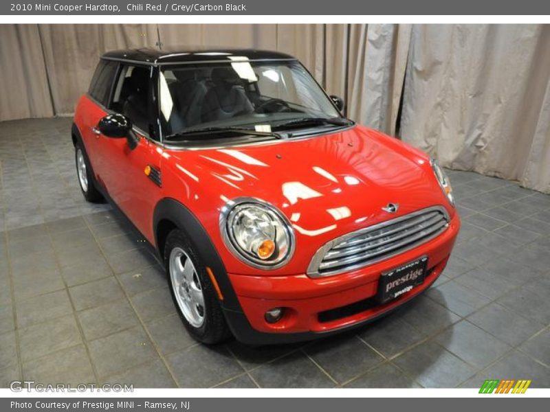 Chili Red / Grey/Carbon Black 2010 Mini Cooper Hardtop