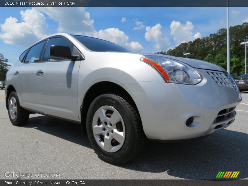 Silver Ice / Gray 2010 Nissan Rogue S